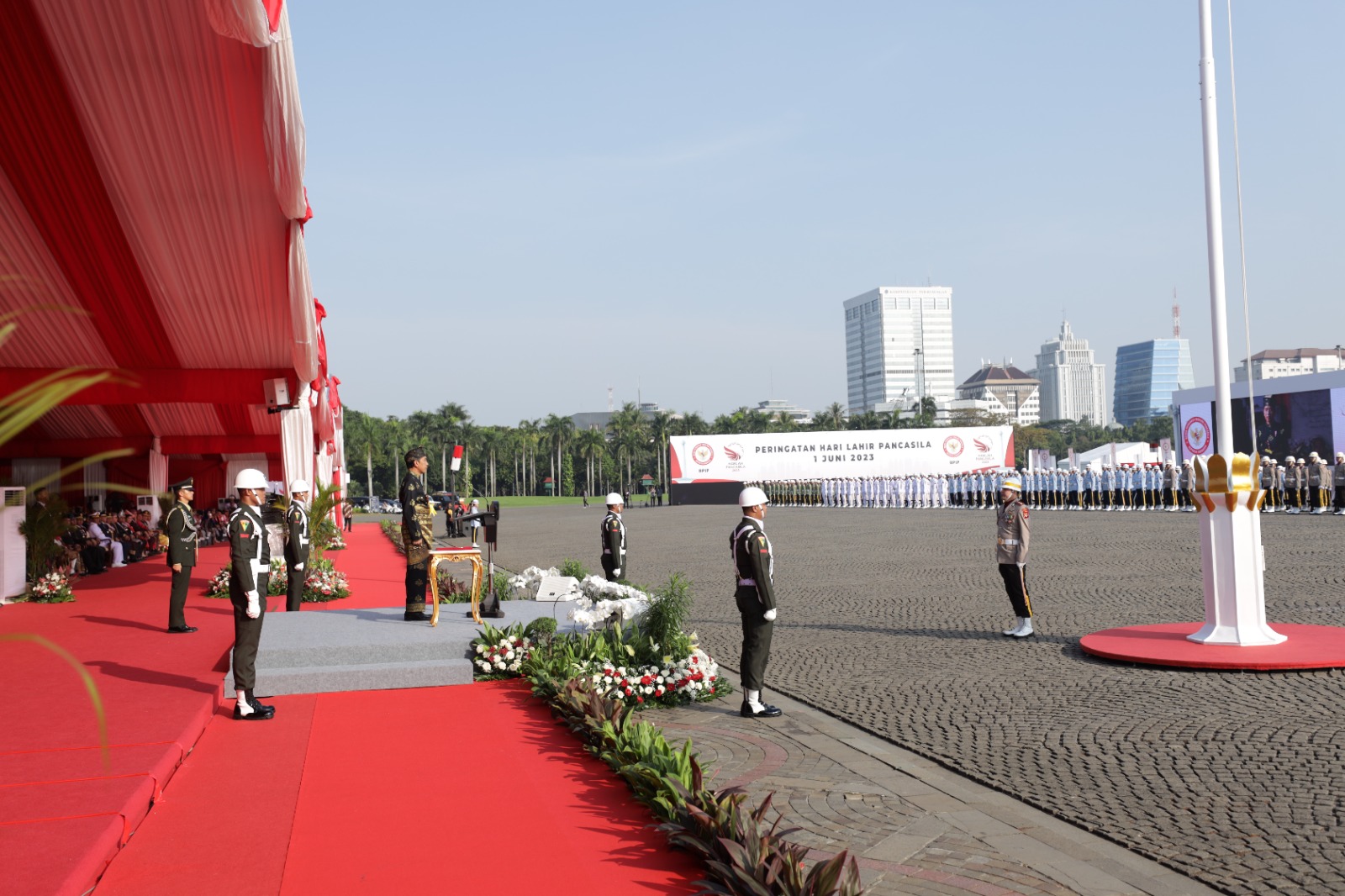 Kogartap I Jakarta Selenggarakan Upacara Hari Lahir Pancasila DiSilang 